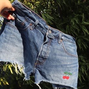 Levi’s Shorts With Cherry Patch